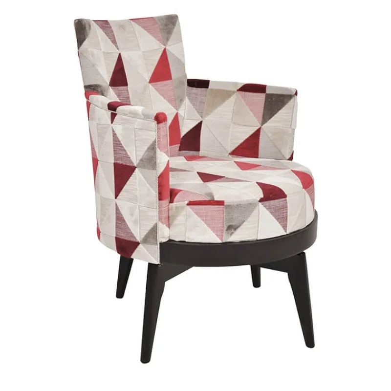 Paget Mathis Fauteuil pivotant Art Déco Made in France> Chaise De Salle à Manger|Chaise De Bureau