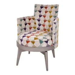 Paget Mathis Fauteuil pivotant Art Déco Made in France><noscript><img width=