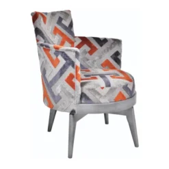 Paget Mathis Fauteuil pivotant Art Déco Made in France><noscript><img width=