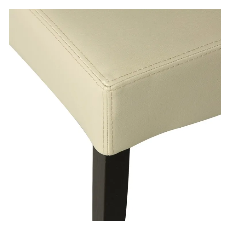 Sessio Matias Chaise contemporaine en synthétique et bois> Chaise De Cuisine|Chaise De Salle à Manger