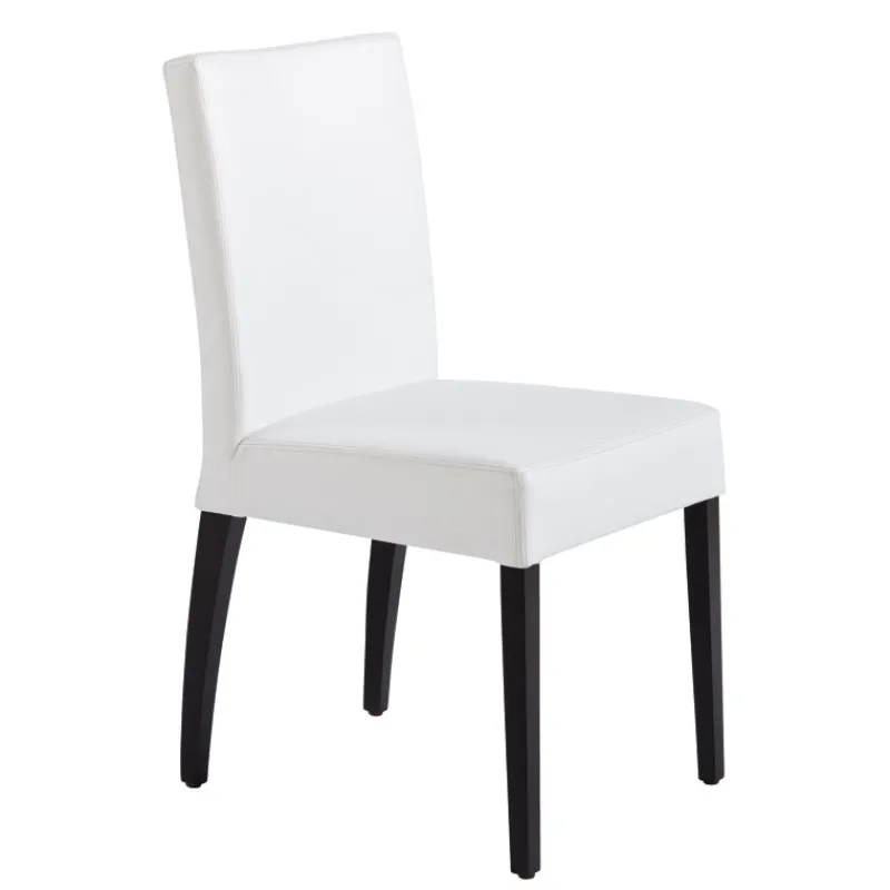 Sessio Matias Chaise contemporaine en synthétique et bois> Chaise De Cuisine|Chaise De Salle à Manger