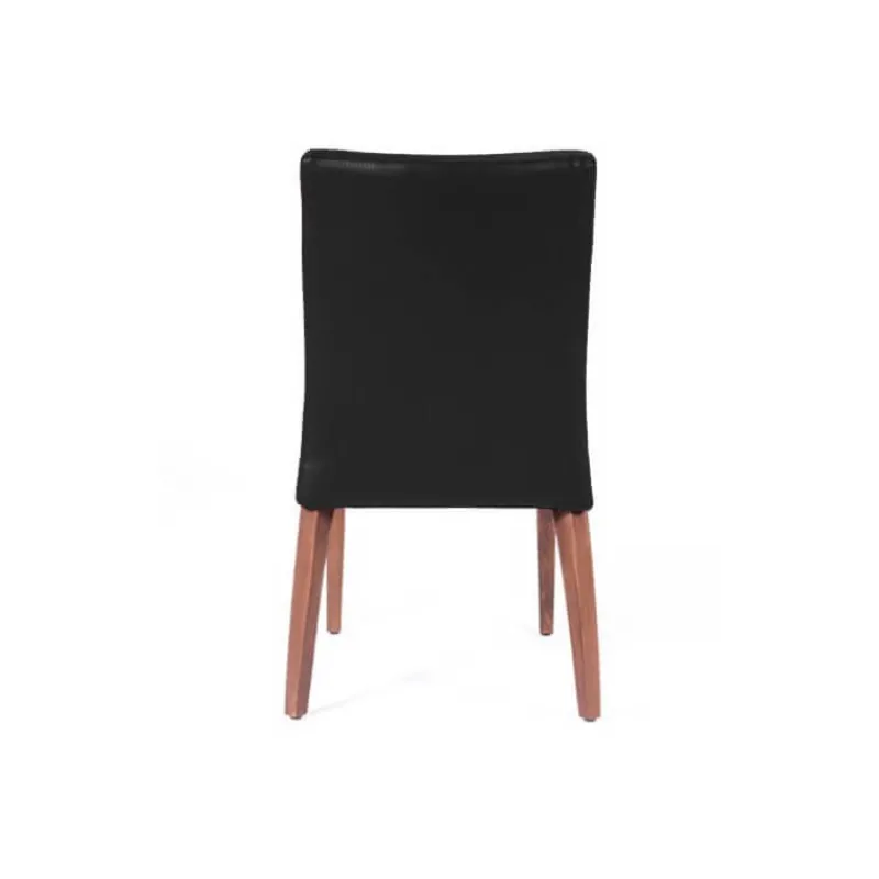 Sessio Matias stack Chaise confortable empilable en simili avec pieds en bois> Chaise De Cuisine|Chaise De Salle à Manger