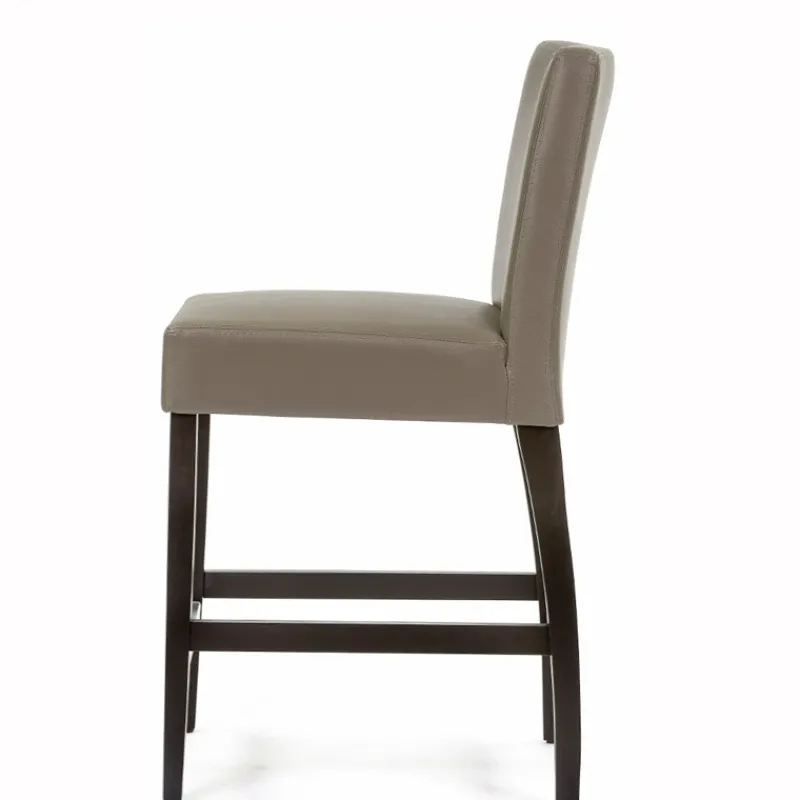 Sessio Matias Tabouret snack en synthétique et bois> Tabouret Snack (assise +/- 65 Cm)|Tabouret De Bar (assise +/- 80 Cm)