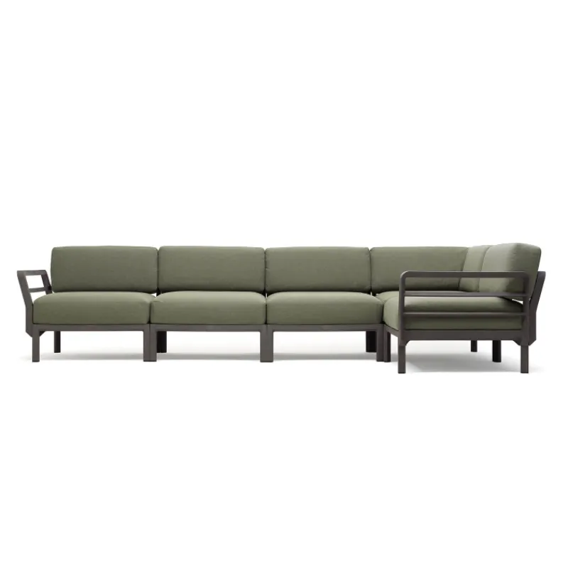 Maximo Canapé de jardin modulable 5 places> Fauteuil De Jardin