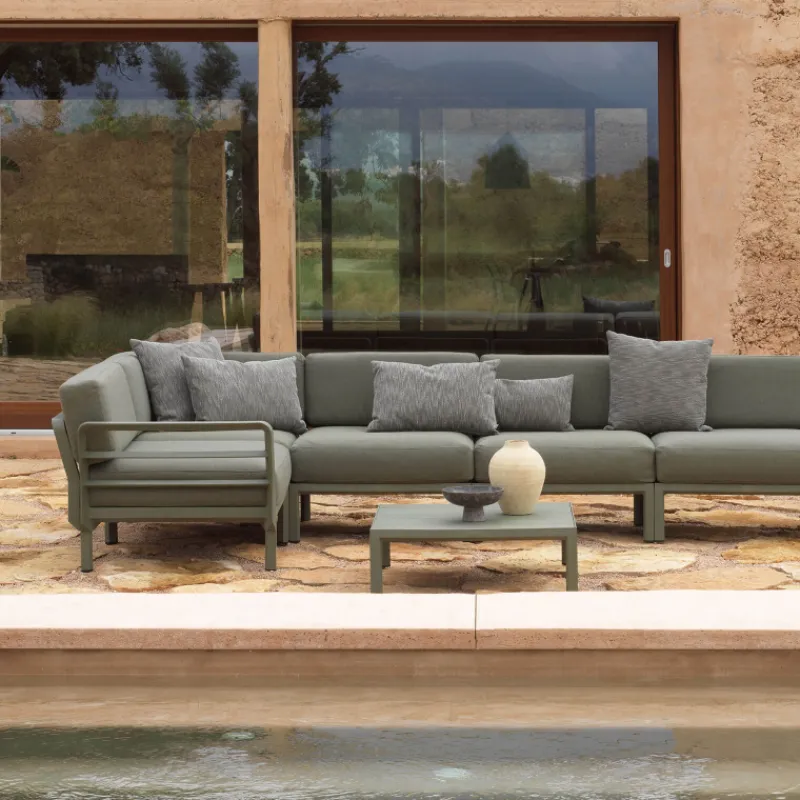 Maximo Canapé de jardin modulable 5 places> Fauteuil De Jardin