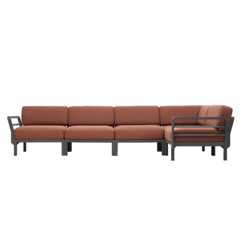 Maximo Canapé de jardin modulable 5 places> Fauteuil De Jardin