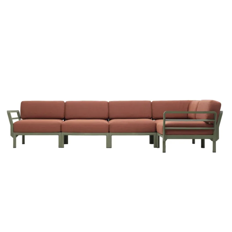 Maximo Canapé de jardin modulable 5 places> Fauteuil De Jardin