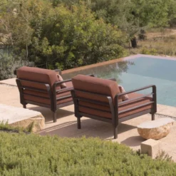 Maximo Fauteuil de jardin relax modulable avec accoudoirs><noscript><img width=