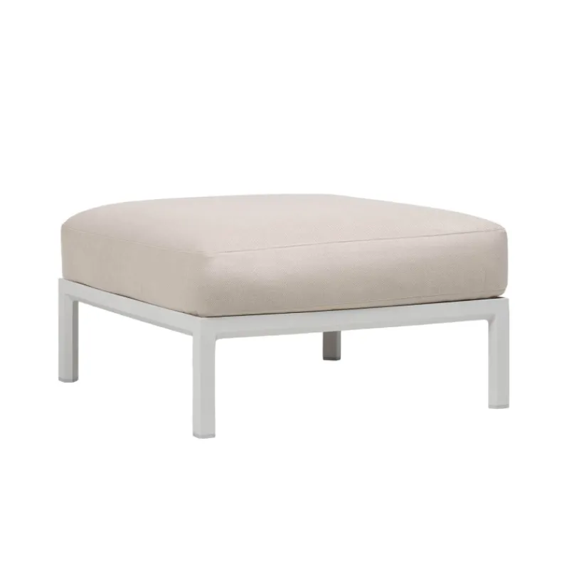 Maximo Pouf de jardin en polypropylène et tissu> Fauteuil De Jardin