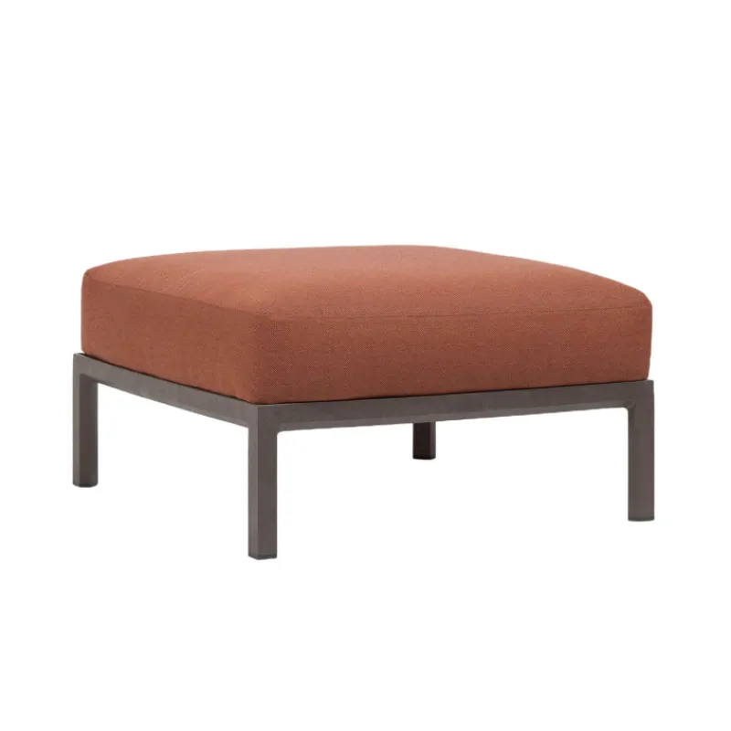 Maximo Pouf de jardin en polypropylène et tissu> Fauteuil De Jardin