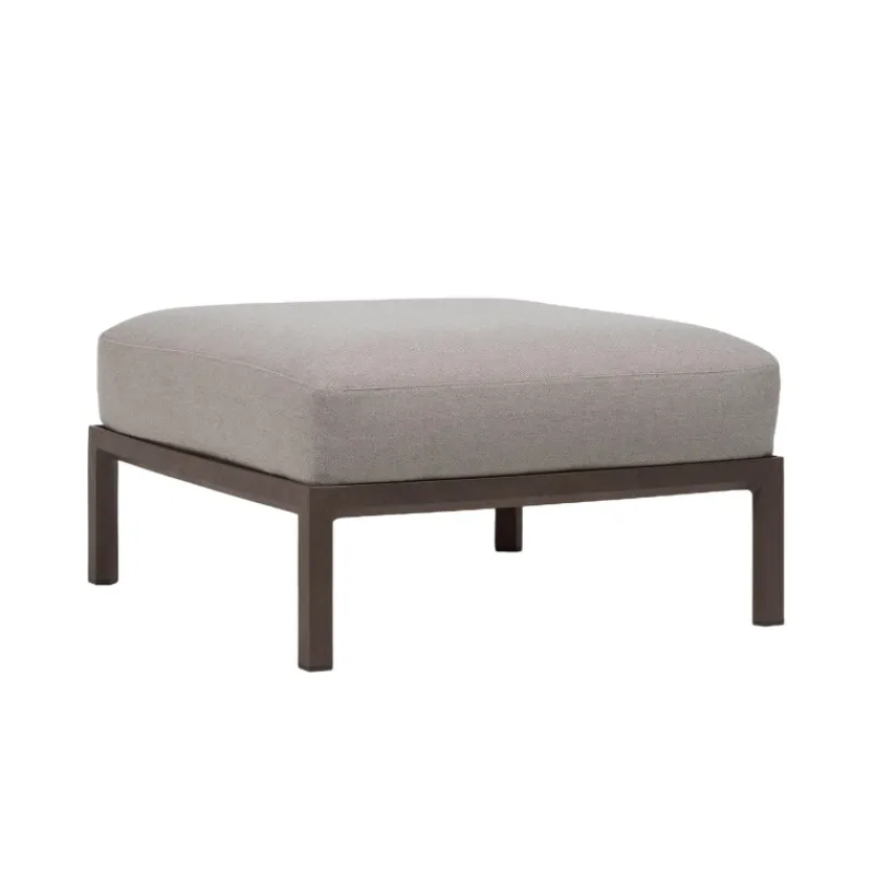 Maximo Pouf de jardin en polypropylène et tissu> Fauteuil De Jardin