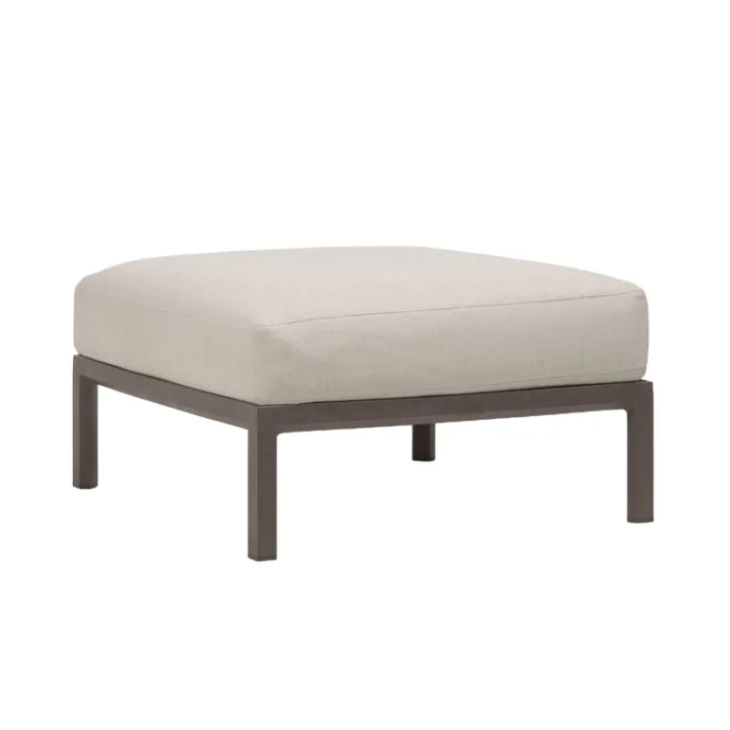 Maximo Pouf de jardin en polypropylène et tissu> Fauteuil De Jardin