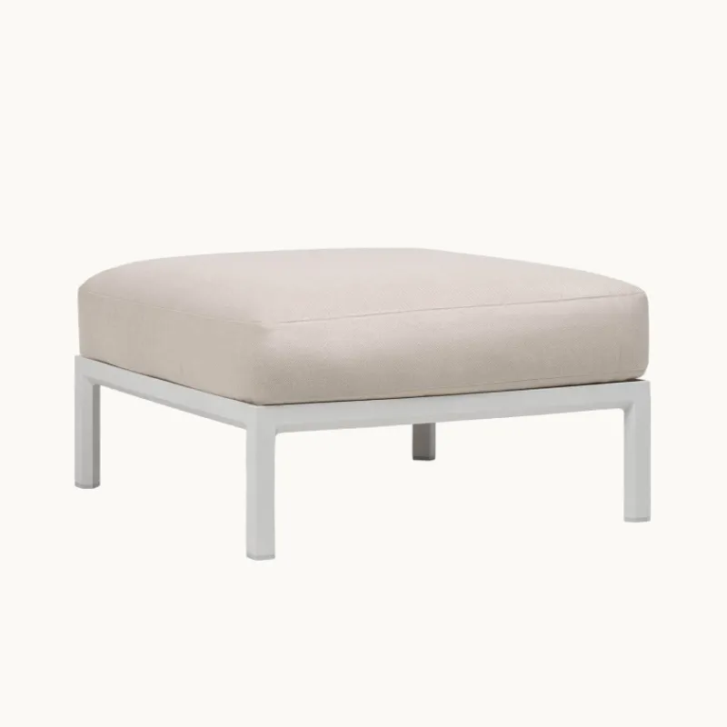 Maximo Pouf de jardin en polypropylène et tissu> Fauteuil De Jardin
