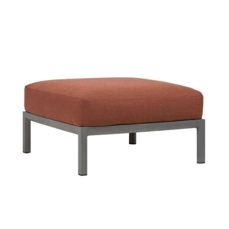 Maximo Pouf de jardin en polypropylène et tissu> Fauteuil De Jardin