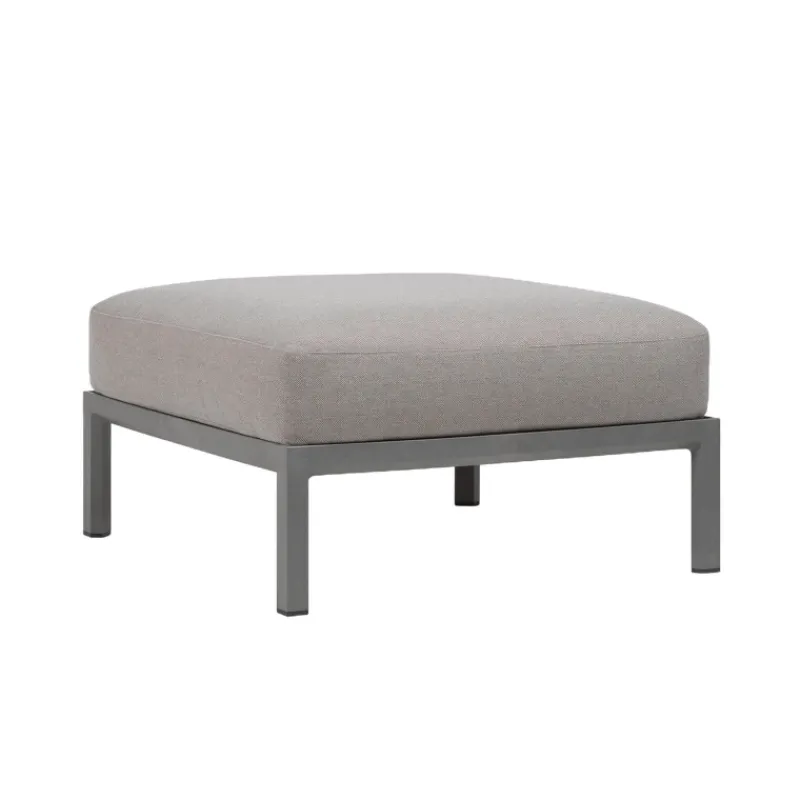 Maximo Pouf de jardin en polypropylène et tissu> Fauteuil De Jardin