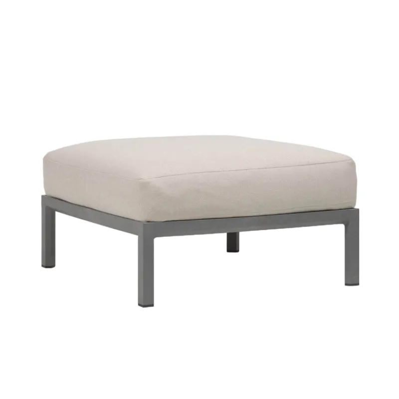 Maximo Pouf de jardin en polypropylène et tissu> Fauteuil De Jardin