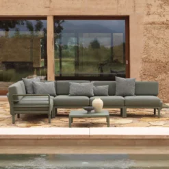Maximo Table basse de jardin carrée en polypropylène recyclé><noscript><img width=