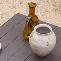 Maximo Table basse de jardin carrée en polypropylène recyclé><noscript><img width=