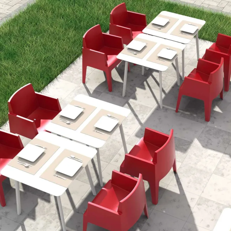 Maya Table carrée en stratifié> Table De Cuisine|Table Pour Petit Espace