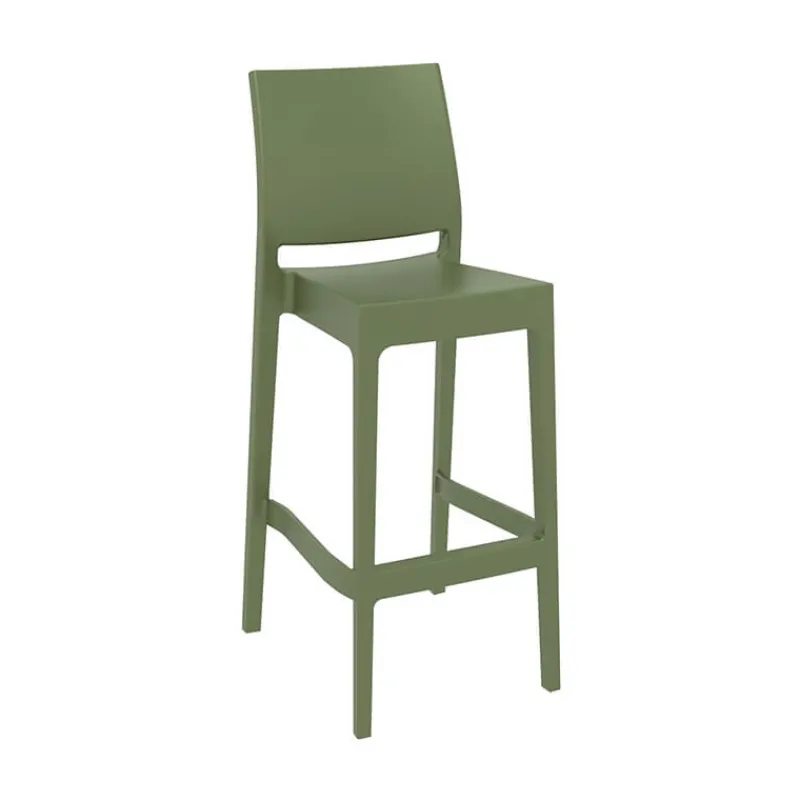 Maya Tabouret de bar empilable en polypropylène> Tabouret De Bar (assise +/- 80 Cm)