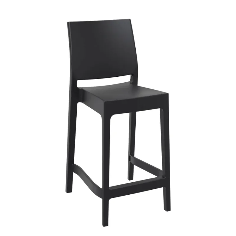 Maya Tabouret snack moderne empilable en polypropylène> Tabouret Snack (assise +/- 65 Cm)|Tabouret De Bar (assise +/- 80 Cm)