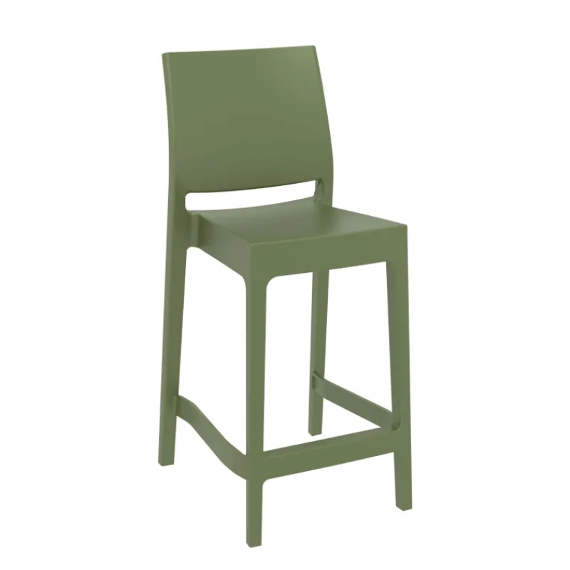 Maya Tabouret snack moderne empilable en polypropylène> Tabouret Snack (assise +/- 65 Cm)|Tabouret De Bar (assise +/- 80 Cm)