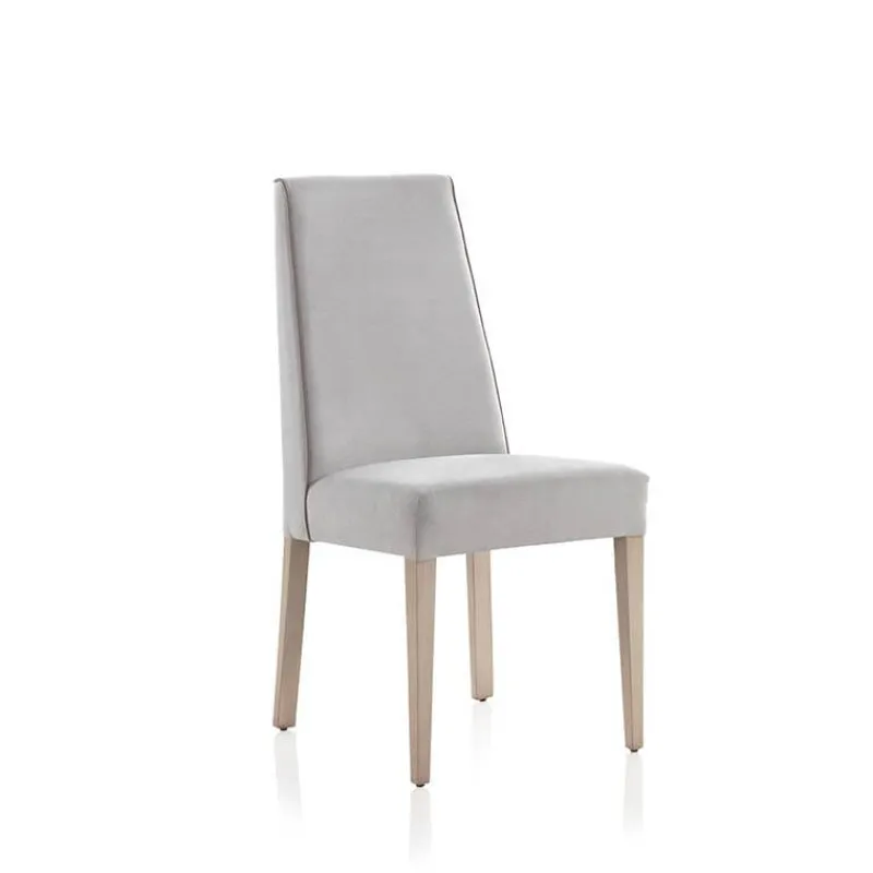 Lujosa Mila Chaise contemporaine en tissu avec assise rembourrée> Chaise De Salle à Manger|Chaise Salon