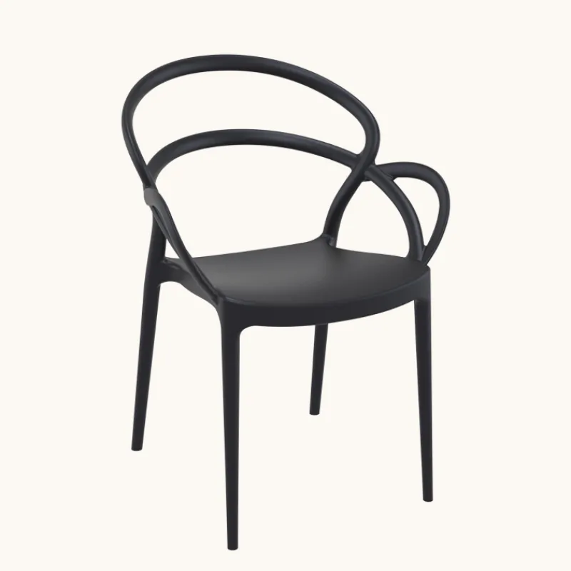 Mila Fauteuil de jardin design en polypropylène> Chaise De Jardin|Fauteuil De Jardin