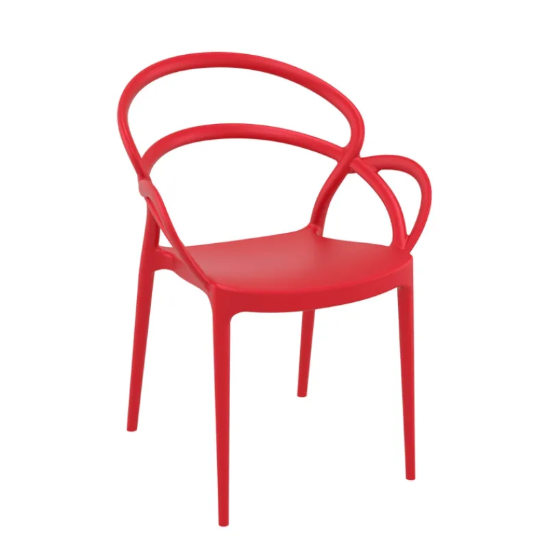 Mila Fauteuil de jardin design en polypropylène> Chaise De Jardin|Fauteuil De Jardin