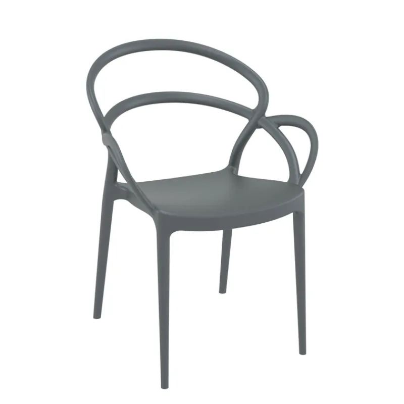 Mila Fauteuil de jardin design en polypropylène> Chaise De Jardin|Fauteuil De Jardin