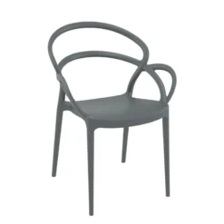 Mila Fauteuil design empilable en polypropylène><noscript><img width=