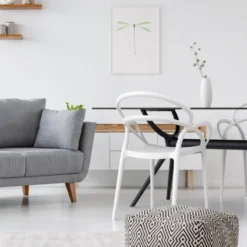 Mila Fauteuil design empilable en polypropylène><noscript><img width=