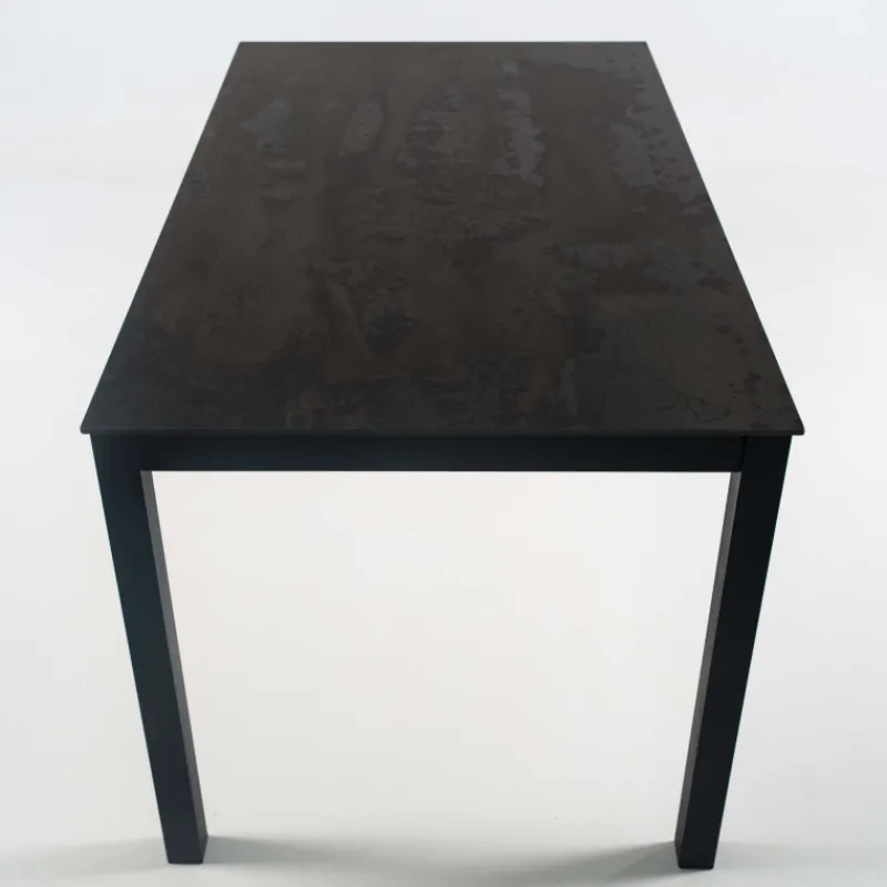 Pure design Millenium 4 Table rectangulaire en dekton et pieds en métal> Table De Salle à Manger