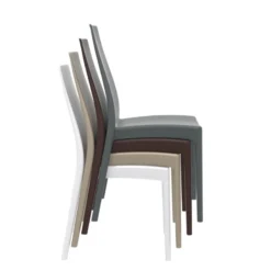 Miranda Chaise empilable en polypropylène><noscript><img width=