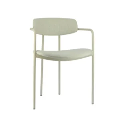 Perfecta Mirror Chaise moderne en tissu avec accoudoirs et pieds en métal> Chaise De Salle à Manger|Chaise Salon