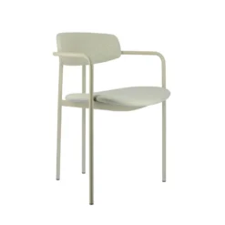 Perfecta Mirror Chaise moderne en tissu avec accoudoirs et pieds en métal><noscript><img width=