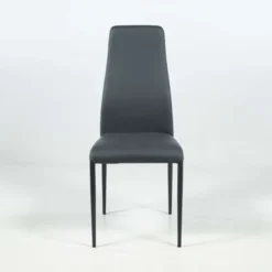 Europea Mirta Chaise de salle à manger italienne en synthétique et métal> Chaise De Cuisine|Chaise De Salle à Manger