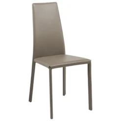Airnova Monica Chaise de séjour italienne en croûte de cuir> Chaise De Salle à Manger