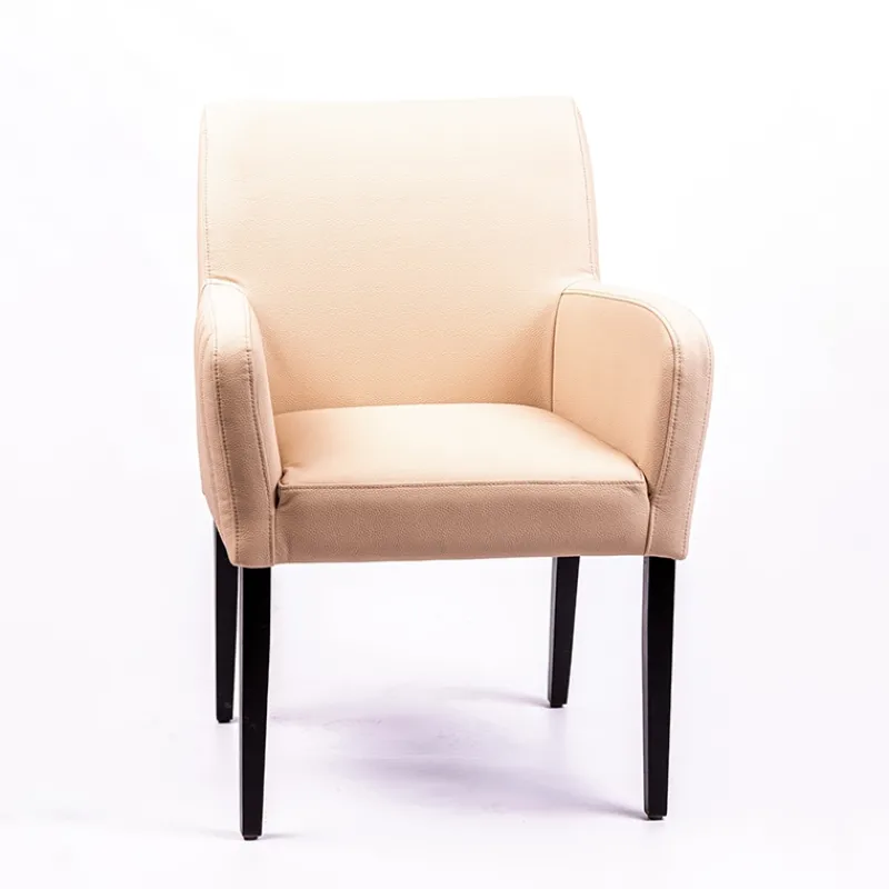 Sessio Moritz line Fauteuil de salon confortable avec dos matelassé et pieds en bois> Chaise De Cuisine|Chaise De Salle à Manger