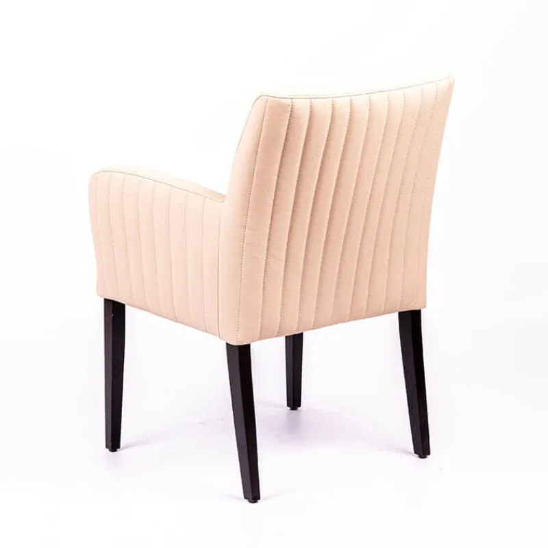 Sessio Moritz line Fauteuil de salon confortable avec dos matelassé et pieds en bois> Chaise De Cuisine|Chaise De Salle à Manger