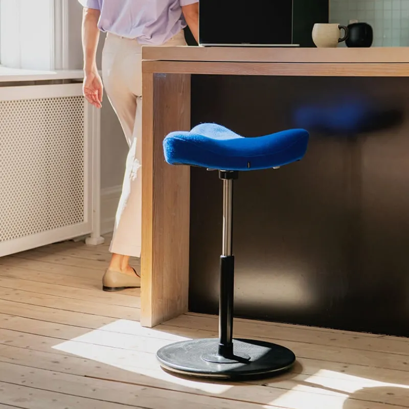 Varier Move ® Tabouret ergonomique réglable en tissu> Tabouret Snack (assise +/- 65 Cm)|Tabouret De Bar (assise +/- 80 Cm)