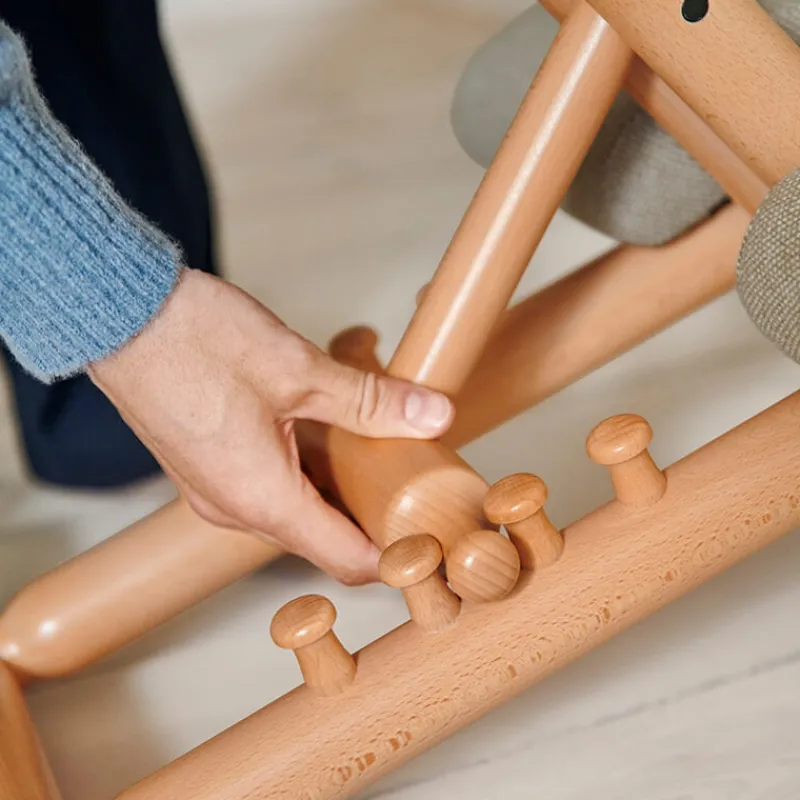 Varier Multi ® Siège de bureau ergonomique en tissu et bois> Chaise De Bureau|Chaise Salon