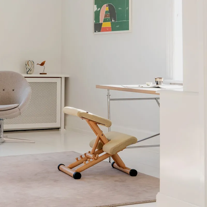 Varier Multi ® Siège de bureau ergonomique en tissu et bois> Chaise De Bureau|Chaise Salon
