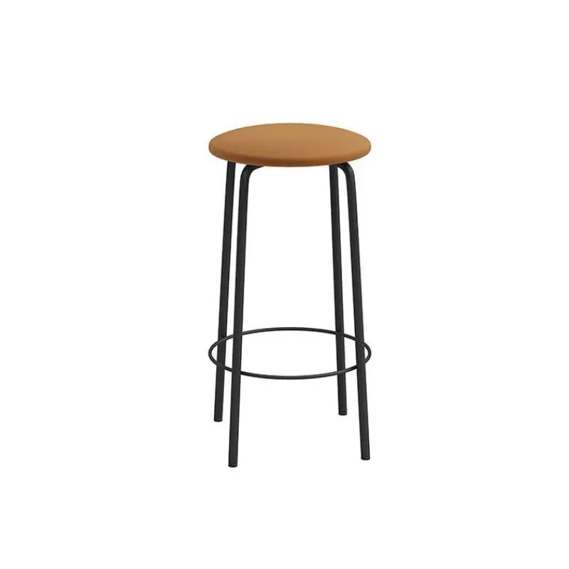 Perfecta Nantes Tabouret snack de cuisine sans dossier en métal et simili> Tabouret Snack (assise +/- 65 Cm)|Tabouret De Bar (assise +/- 80 Cm)