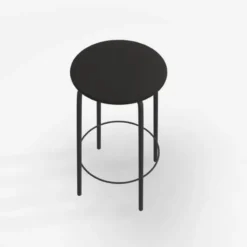 Perfecta Nantes Tabouret snack sans dossier assise en tissu rembourrée><noscript><img width=