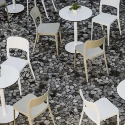 Midj Nené ® Chaise de terrasse empilable en polypropylène> Chaise De Jardin