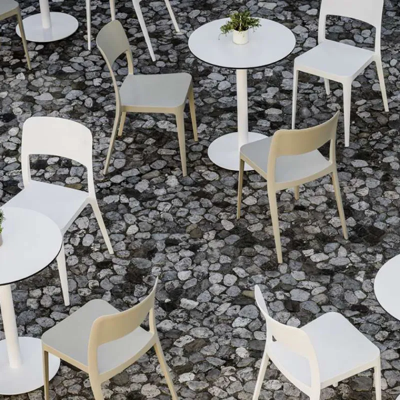 Midj Nené ® Chaise de terrasse empilable en polypropylène> Chaise De Jardin