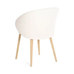 Mobitec Neo ® Fauteuil cosy confortable en tissu et pieds bois><noscript><img width=