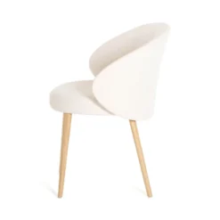 Mobitec Neo ® Fauteuil cosy confortable en tissu et pieds bois><noscript><img width=