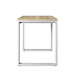 Cancio Neox Table snack en stratifié pieds forme traineau en métal faible profondeur><noscript><img width=
